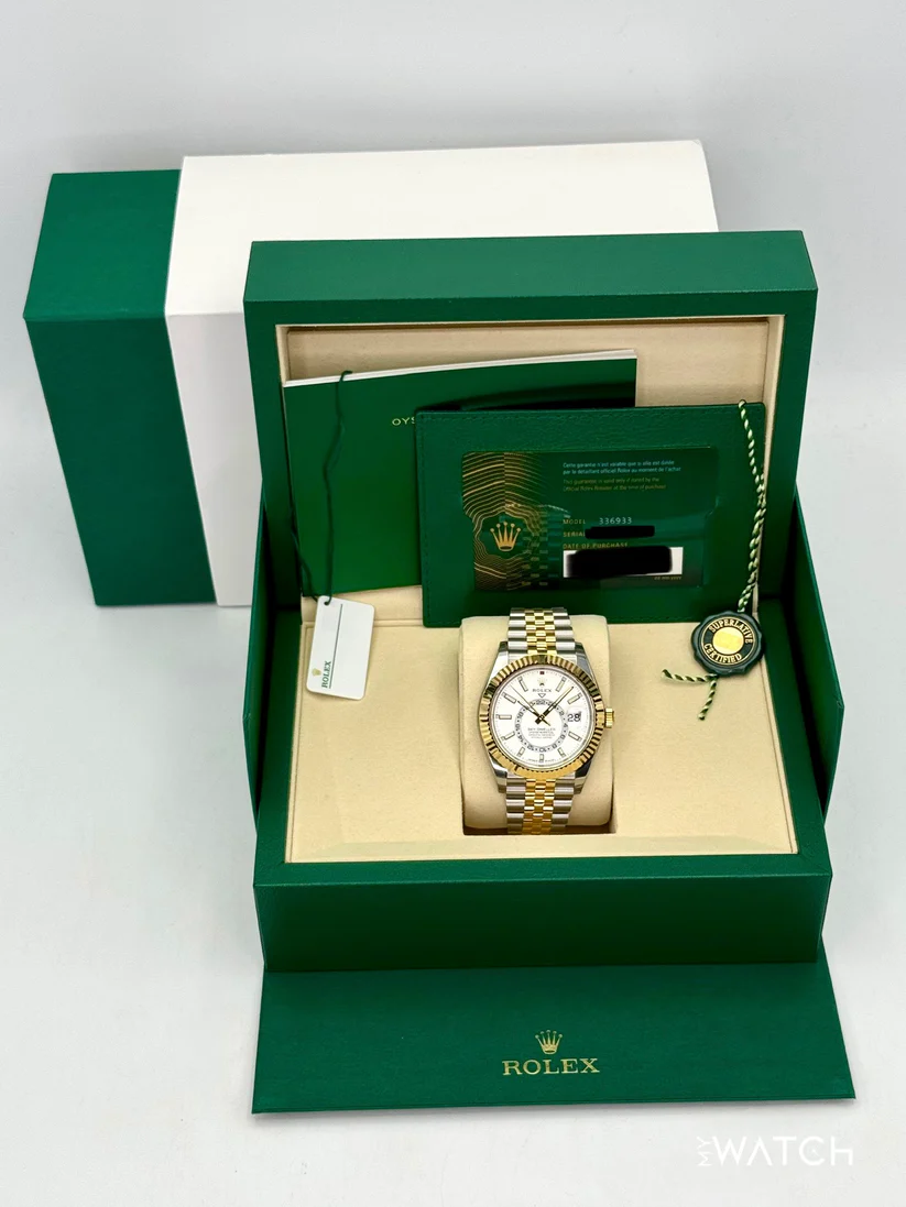 Rolex Sky-Dweller 42mm Oyster White Dial