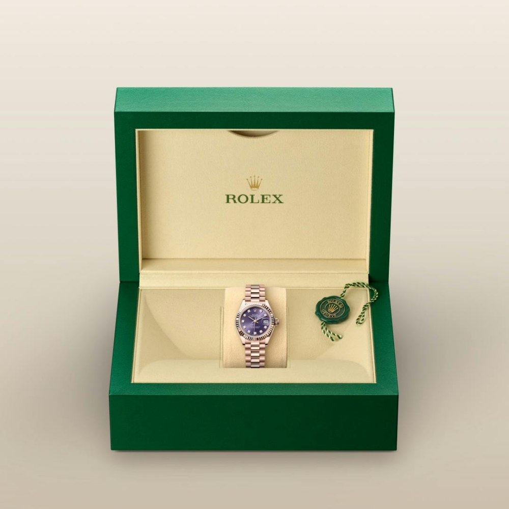 Rolex Lady-Datejust Oyster, 28 mm, Everose gold