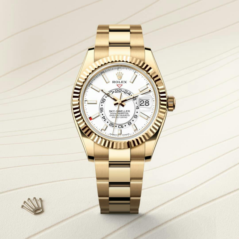 Rolex Sky-Dweller Oyster, 42 mm, yellow gold