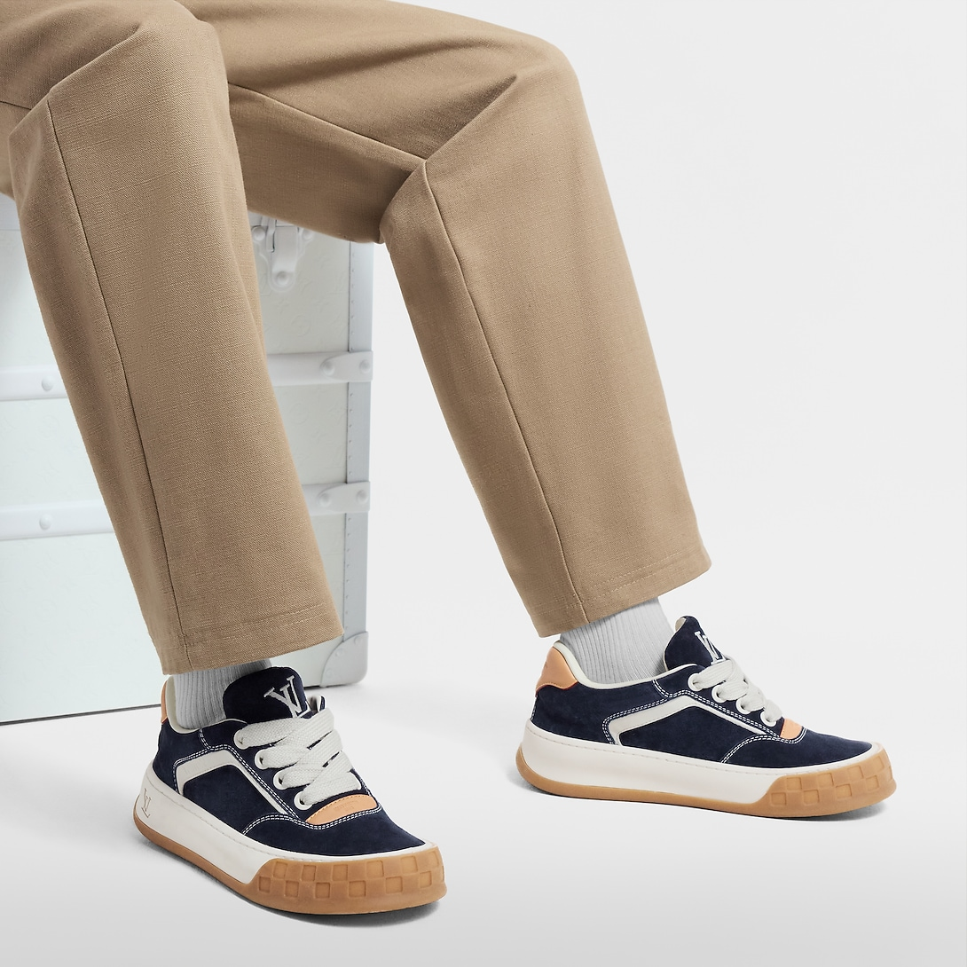 LV Tilted Sneaker Navy Blue