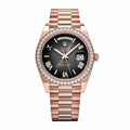 Day-Date Rose Gold Diamond Bezel Slate Ombre Dial (2025)