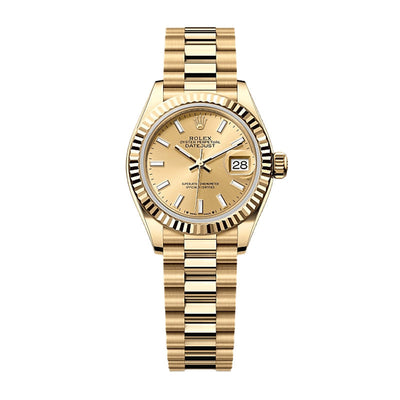Lady-Datejust Oyster, 28 mm, yellow gold