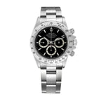 Cosmograph Daytona Stainless Steel Black Dial
