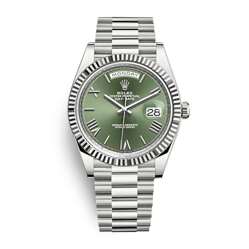 Day-Date 40 Oyster, 40 mm, white gold