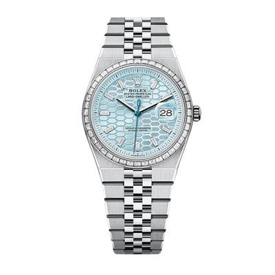 Land-Dweller 36 Oyster, 36 mm, platinum and diamonds