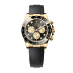 Cosmograph Daytona Yellow Gold Black Dial with Diamond Hour Markers
