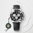 Cosmograph Daytona White Gold Steel Grey Dial with Oysterflex Bracelet