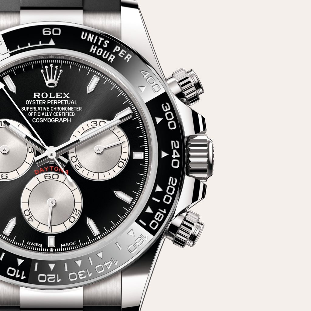 Cosmograph Daytona White Gold Steel Grey Dial with Oysterflex Bracelet