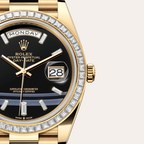 Day-Date 40 Yellow Gold Diamond Bezel – President Bracelet