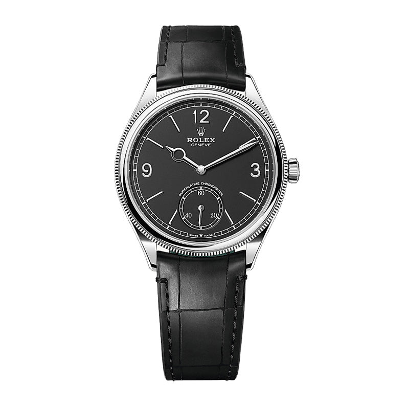 1908 39 mm, 18 kt white gold, polished finish