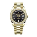 Day-Date 40 Yellow Gold Diamond Bezel – President Bracelet