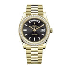 Day-Date 40 Yellow Gold Diamond Bezel – President Bracelet