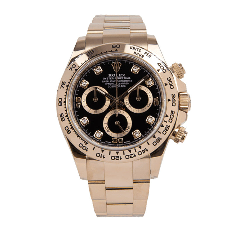 Oyster Perpetual Cosmograph Daytona Diamond Dot 18kt Everose Gold