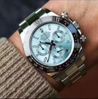 Cosmograph Daytona 40mm Platinum Ice-Blue Dial