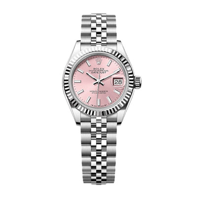 Lady-Datejust Oyster, 28 mm, Oystersteel and white gold