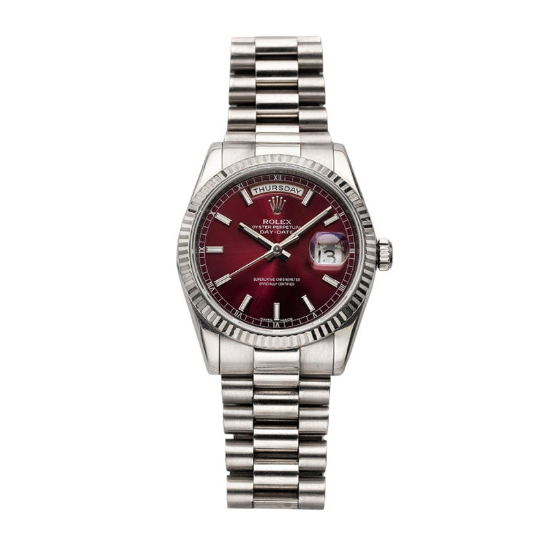 Day-Date 36mm Factory Cherry Red Dial