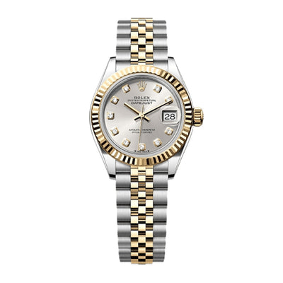 Lady-Datejust Oyster, 28 mm, Oystersteel and yellow gold