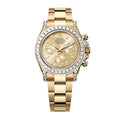 Cosmograph Daytona Oyster 40 mm yellow gold and diamonds