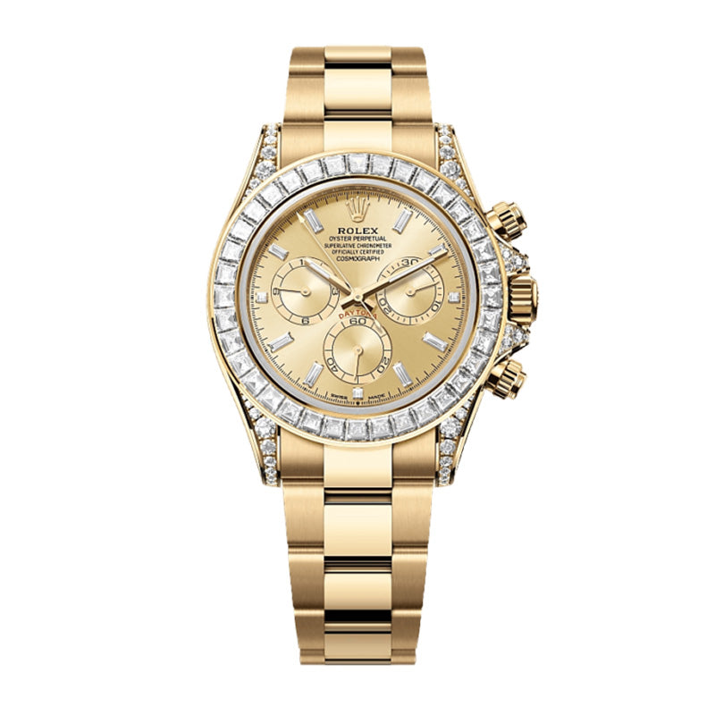 Cosmograph Daytona Oyster 40 mm yellow gold and diamonds