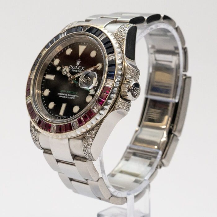 Submariner Silver Blue/Red Diamond, 40mm