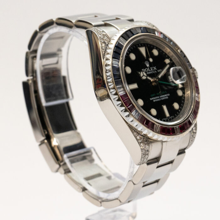 Submariner Silver Blue/Red Diamond, 40mm