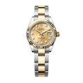 Lady-Datejust Oyster, 28 mm, Oystersteel and yellow gold
