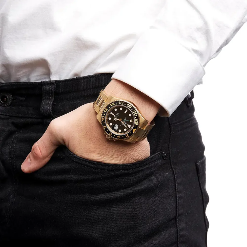GMT-Master II “Root Beer” Yellow Gold Black Dial