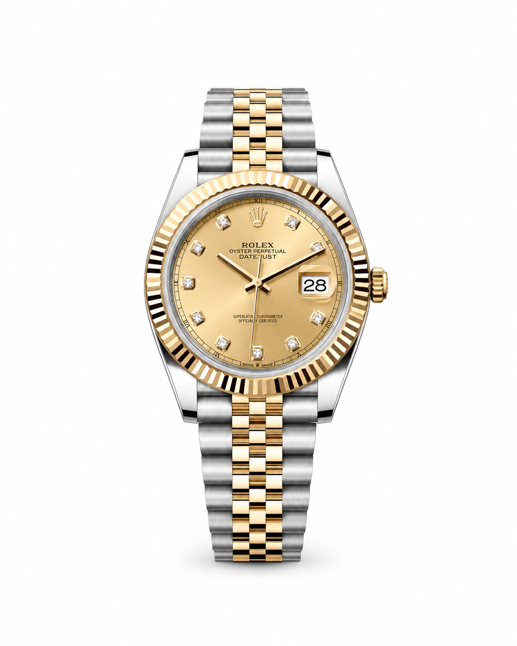 Datejust 41 Oyster, 41 mm, Oystersteel and yellow gold, Reference 126333