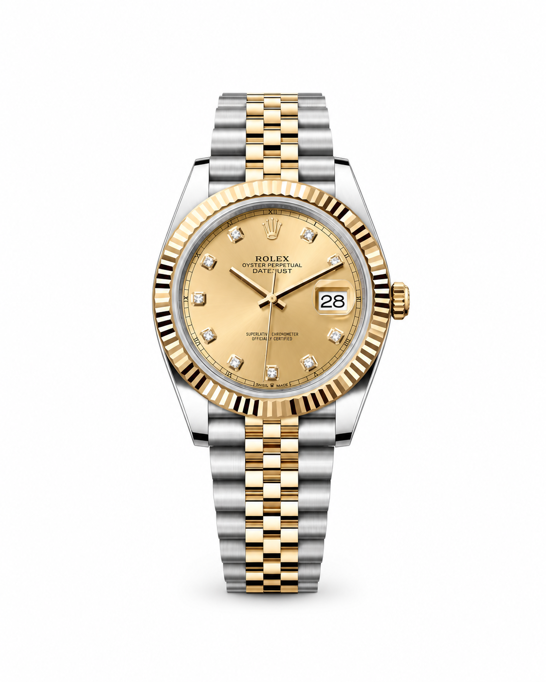 Datejust 41 Oyster, 41 mm, Oystersteel and yellow gold, Reference 126333