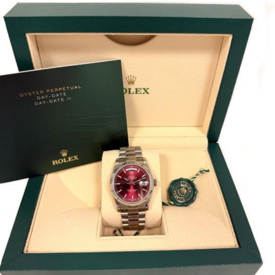 Day-Date 36mm Factory Cherry Red Dial