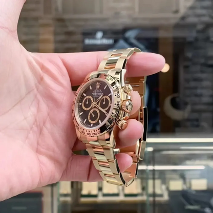 Rolex Cosmograph Daytona Yellow Gold Black Dial