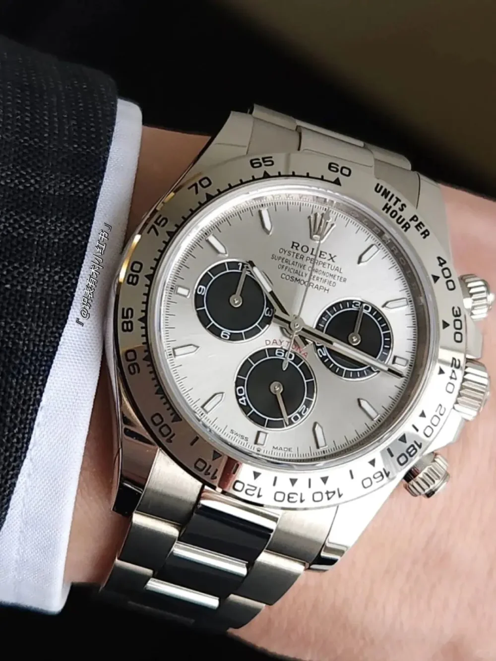 Rolex Cosmograph Daytona Platinum Ice Blue Dial with Chestnut Brown Sub-Dials