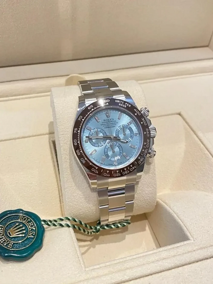 Rolex Cosmograph Daytona 40mm Platinum Ice-Blue Dial m116506-0002