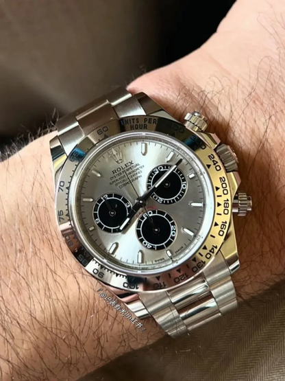 Rolex Cosmograph Daytona Platinum Ice Blue Dial with Chestnut Brown Sub-Dials