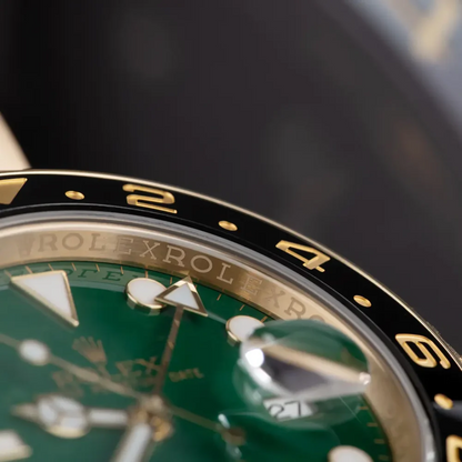 Rolex GMT-Master II “Root Beer” Yellow Gold Black Dial