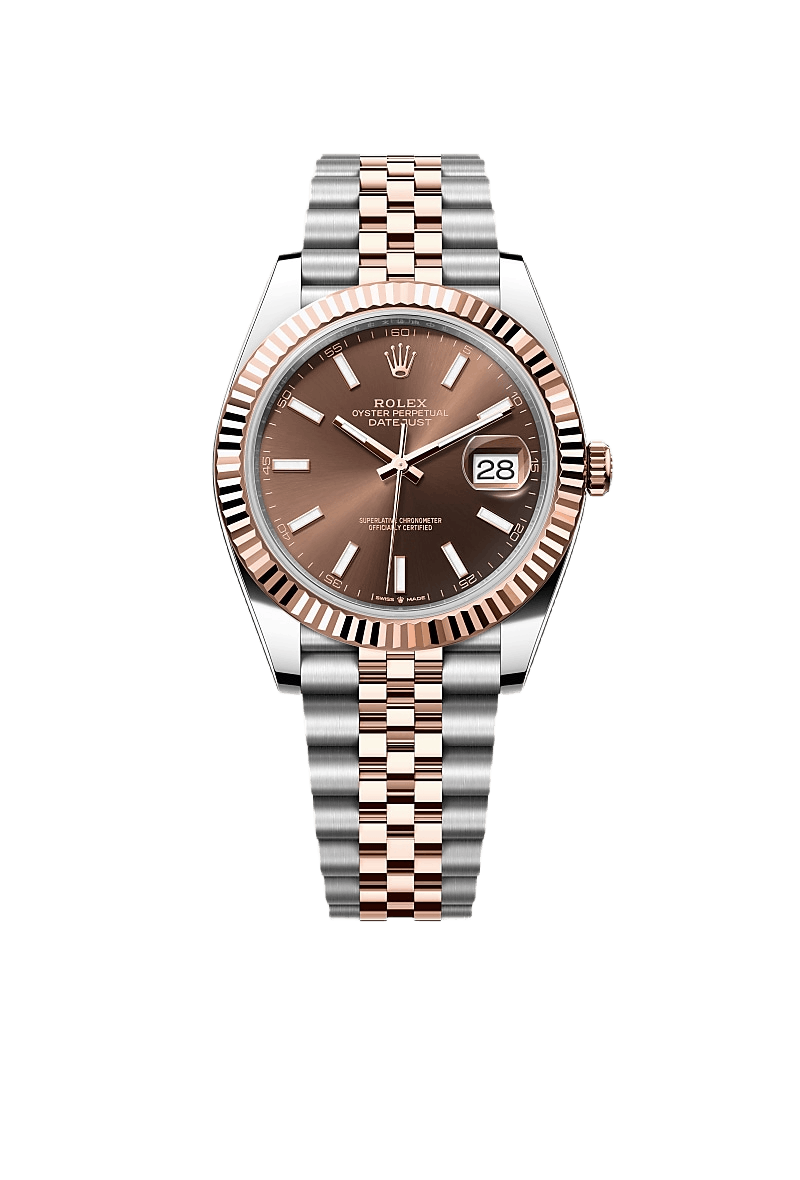 Rolex Datejust 41 Oyster, 41 mm, Oystersteel and Everose gold
