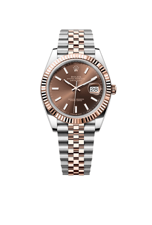 Rolex Datejust 41 Oyster, 41 mm, Oystersteel and Everose gold