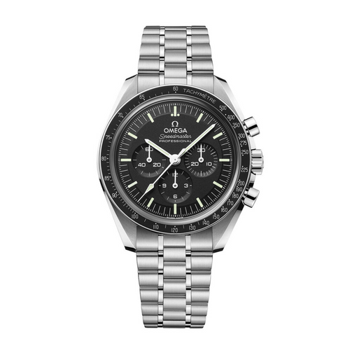 A- Speedmaster Moonwatch Professional 42 mm, steel on steel