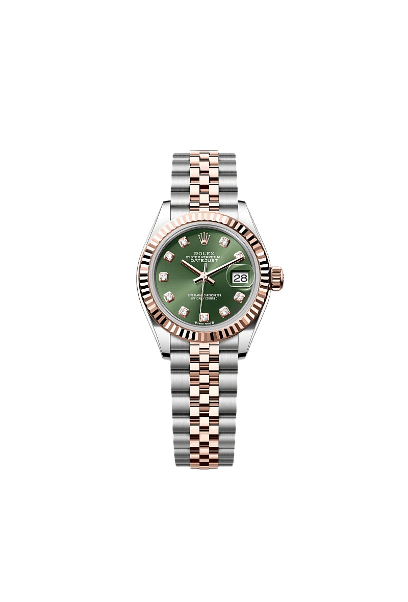 Rolex Lady-Datejust Oyster, 28 mm, Oystersteel and Everose gold