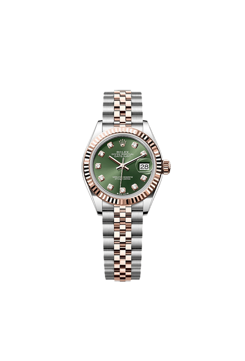 Rolex Lady-Datejust Oyster, 28 mm, Oystersteel and Everose gold