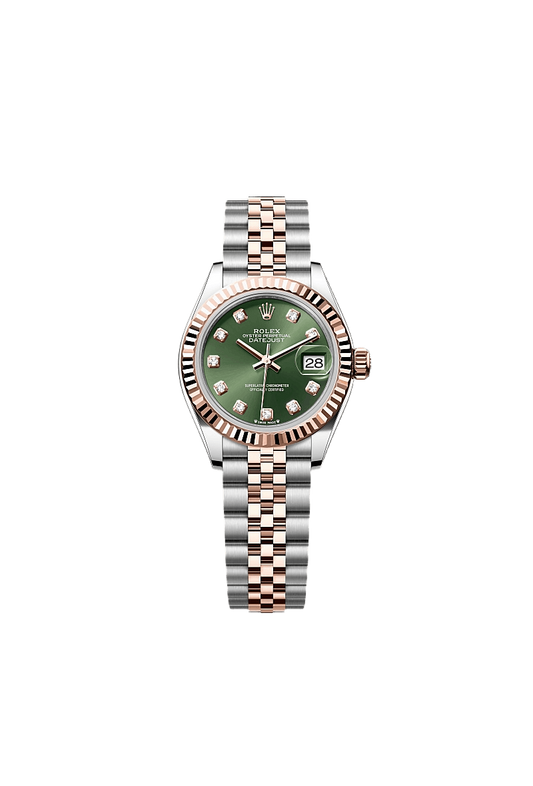Rolex Lady-Datejust Oyster, 28 mm, Oystersteel and Everose gold