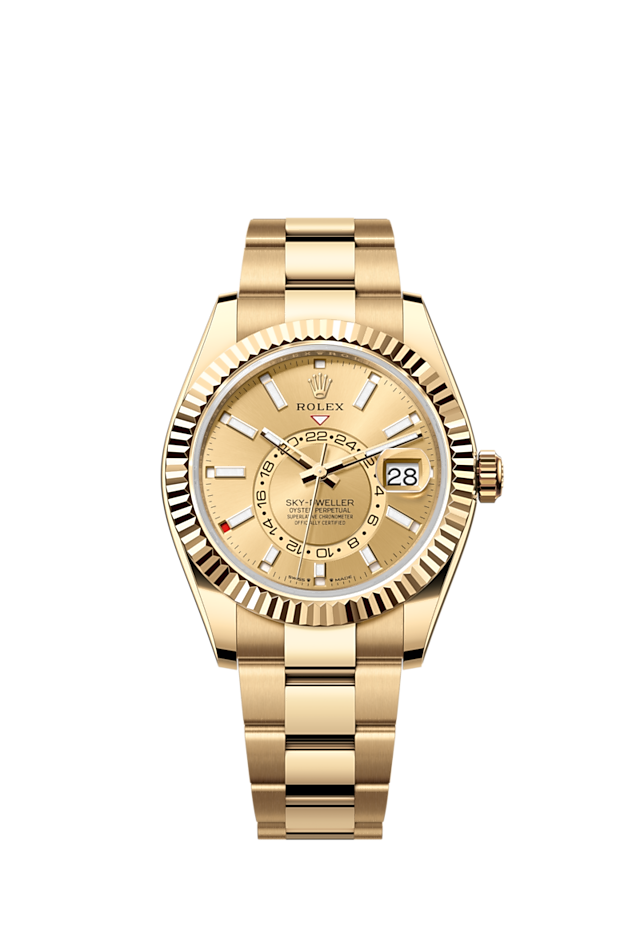 Rolex Sky-Dweller, 42mm, 18k Yellow Gold