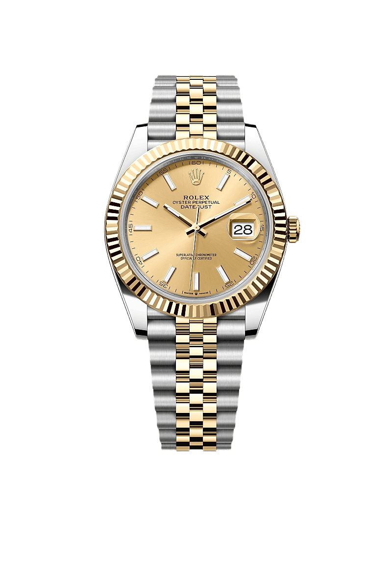 Rolex Datejust 41 Oyster, 41 mm, Oystersteel and yellow gold