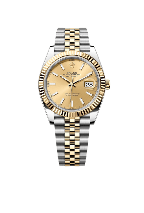 Rolex Datejust 41 Oyster, 41 mm, Oystersteel and yellow gold