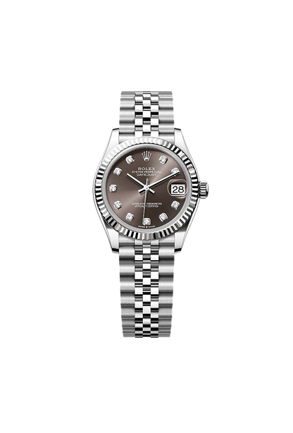 Rolex Datejust 31 Oyster, 31 mm, Oystersteel and white gold