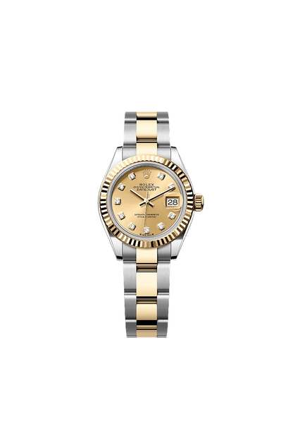 Rolex Lady-Datejust Oyster, 28 mm, Oystersteel and yellow gold