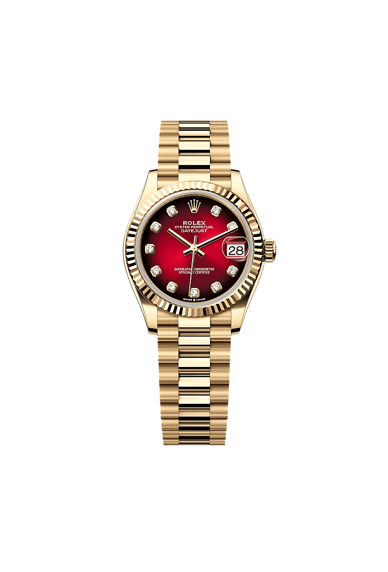 Rolex Datejust 31 Oyster, 31 mm, yellow gold