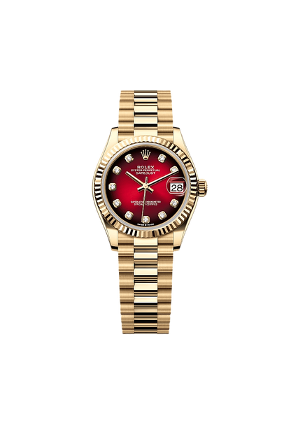 Rolex Datejust 31 Oyster, 31 mm, yellow gold