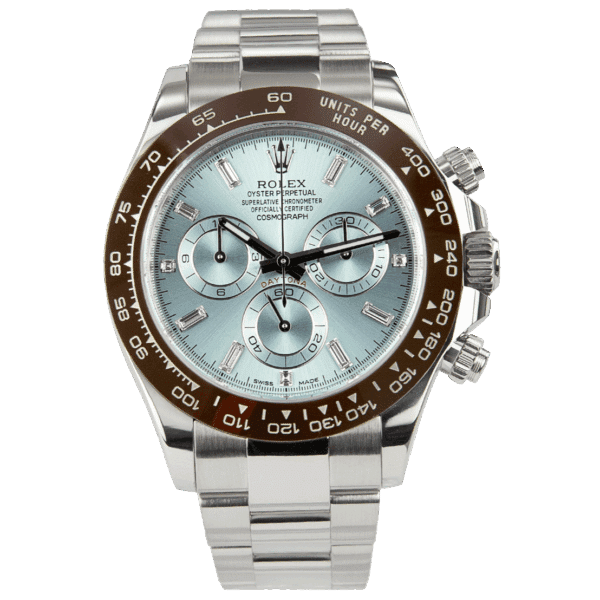Rolex Oyster Perpetual Cosmograph Daytona Platinum 50th Anniversary ‘Factory Baguette Dial’