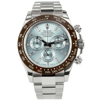 Rolex Oyster Perpetual Cosmograph Daytona Platinum 50th Anniversary ‘Factory Baguette Dial’
